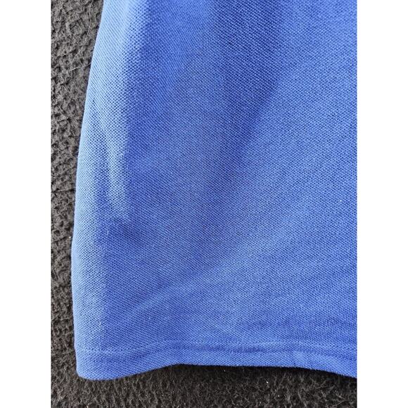 Hanes Mens Polo Blue Size 3XL 100% Cotton Short Sleeve Pullover Buttons - Picture 11 of 12